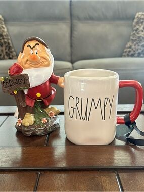 Rae Dunn Disney Snow White and the Seven Dwarfs - "GRUMPY" set